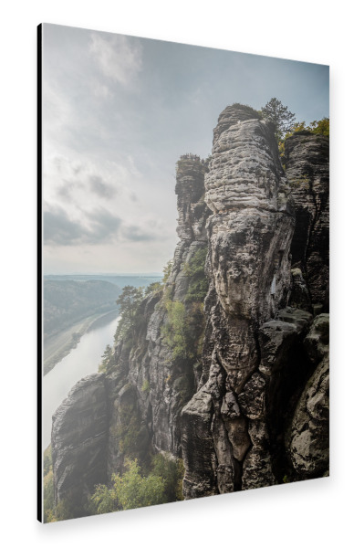 Alu-Dibond "Bastei, Sächsische Schweiz" 30x20 cm artboxONE