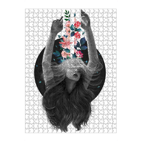 artboxONE Puzzle "Blooming soul" artboxONE - Floral,Menschen,Fashion