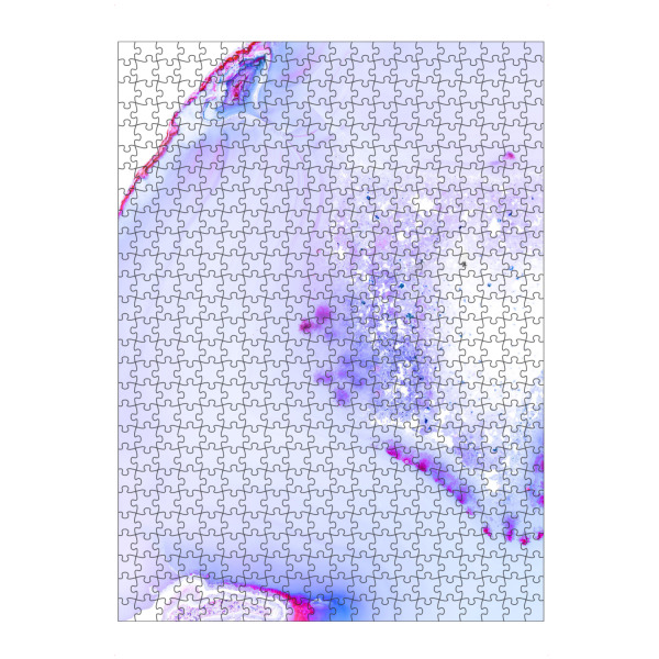 artboxONE Puzzle "Oh my Geode ! Purple No.1" artboxONE - Natur,Abstrakt,Marmor