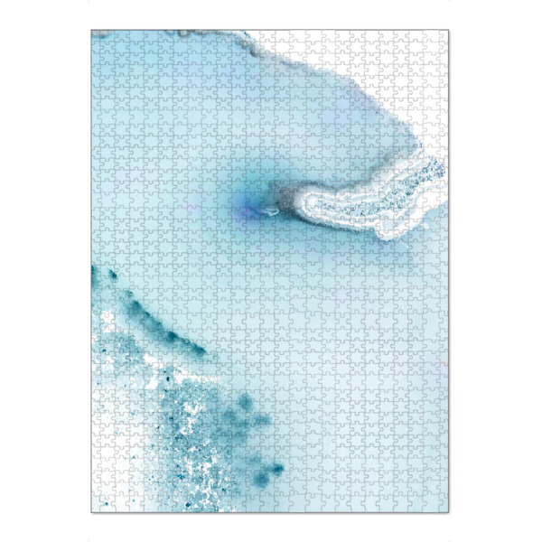 Puzzle Ravensburger "Oh my Geode ! Mint No.4" artboxONE - Natur,Abstrakt,Marmor