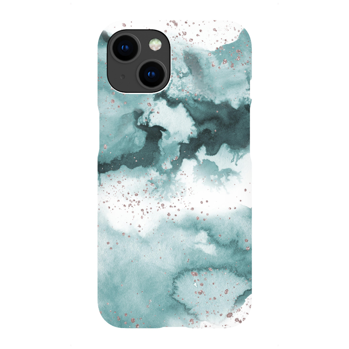 "Watercolor meets Glitter - No 6"für iPhone - Premium-Case Handyhülle artboxONE