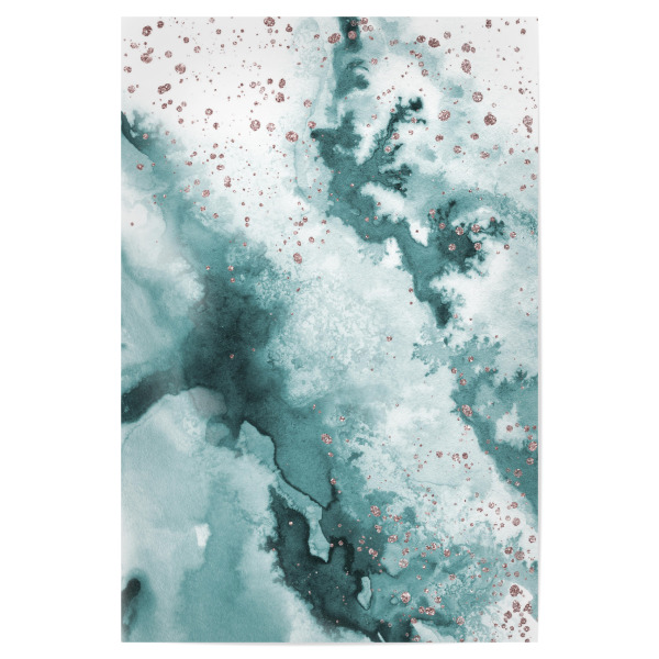 Poster "Watercolor meets Glitter - No 3" artboxONE - Abstrakt
