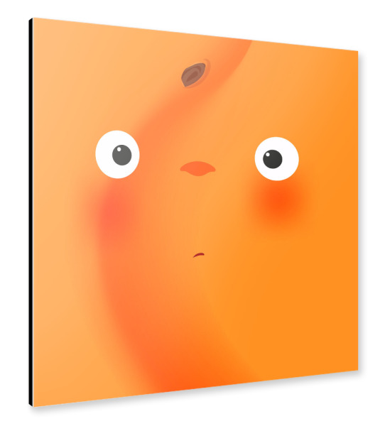 Alu-Dibond "Fruit muzzles apricot" 30x30 cm artboxONE
