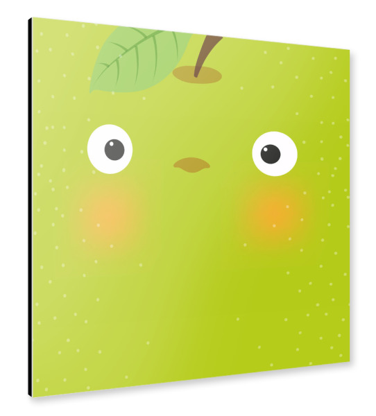 Alu-Dibond "Fruit muzzles pear" 30x30 cm artboxONE