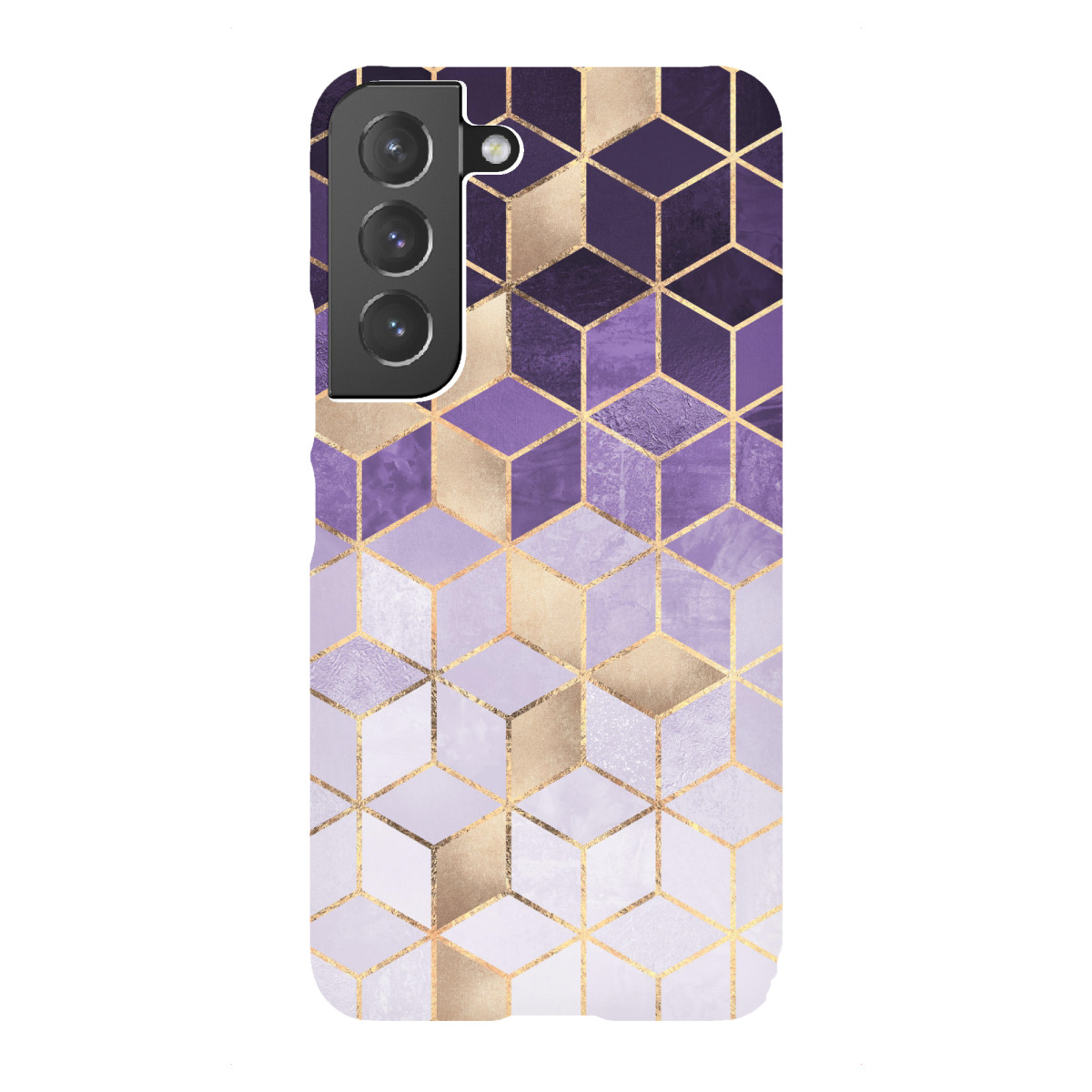 Samsung Galaxy "Ultraviolet Cubes" Premium-Case Handyhülle artboxONE