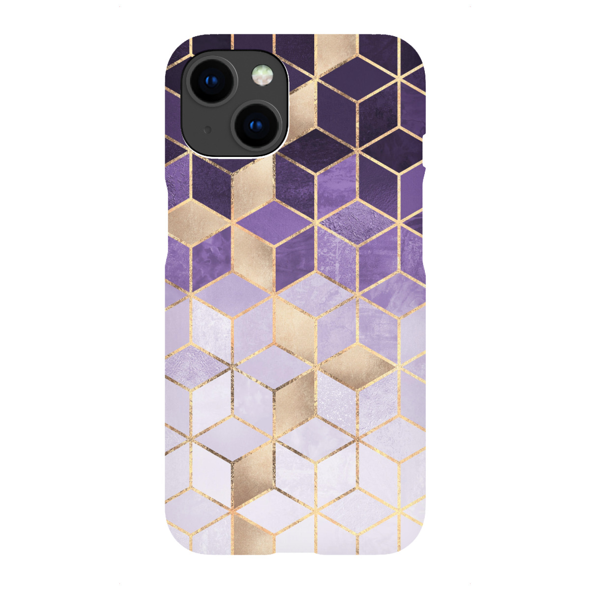 "Ultraviolet Cubes"für iPhone - Premium-Case Handyhülle artboxONE