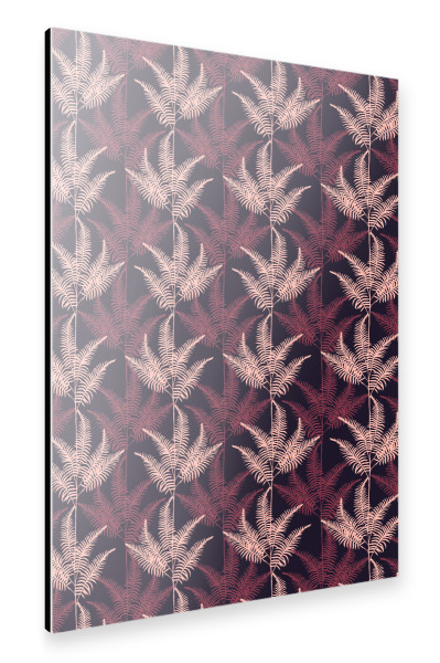 Alu-Dibond "Violet Jungle" 30x20 cm artboxONE