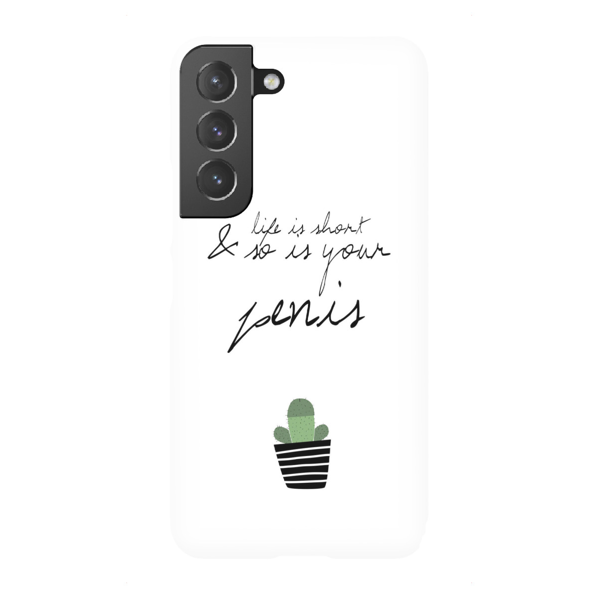 "Life is Short 01"für Samsung Galaxy - Premium-Case Handyhülle artboxONE