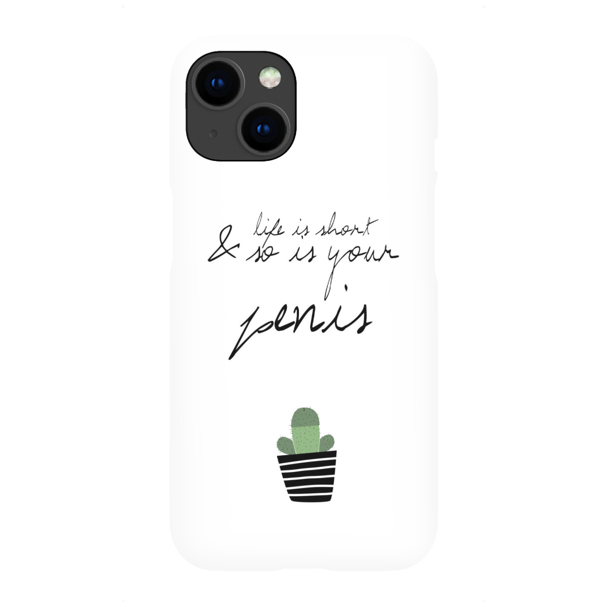iPhone "Life is Short 01" Premium-Case Handyhülle artboxONE