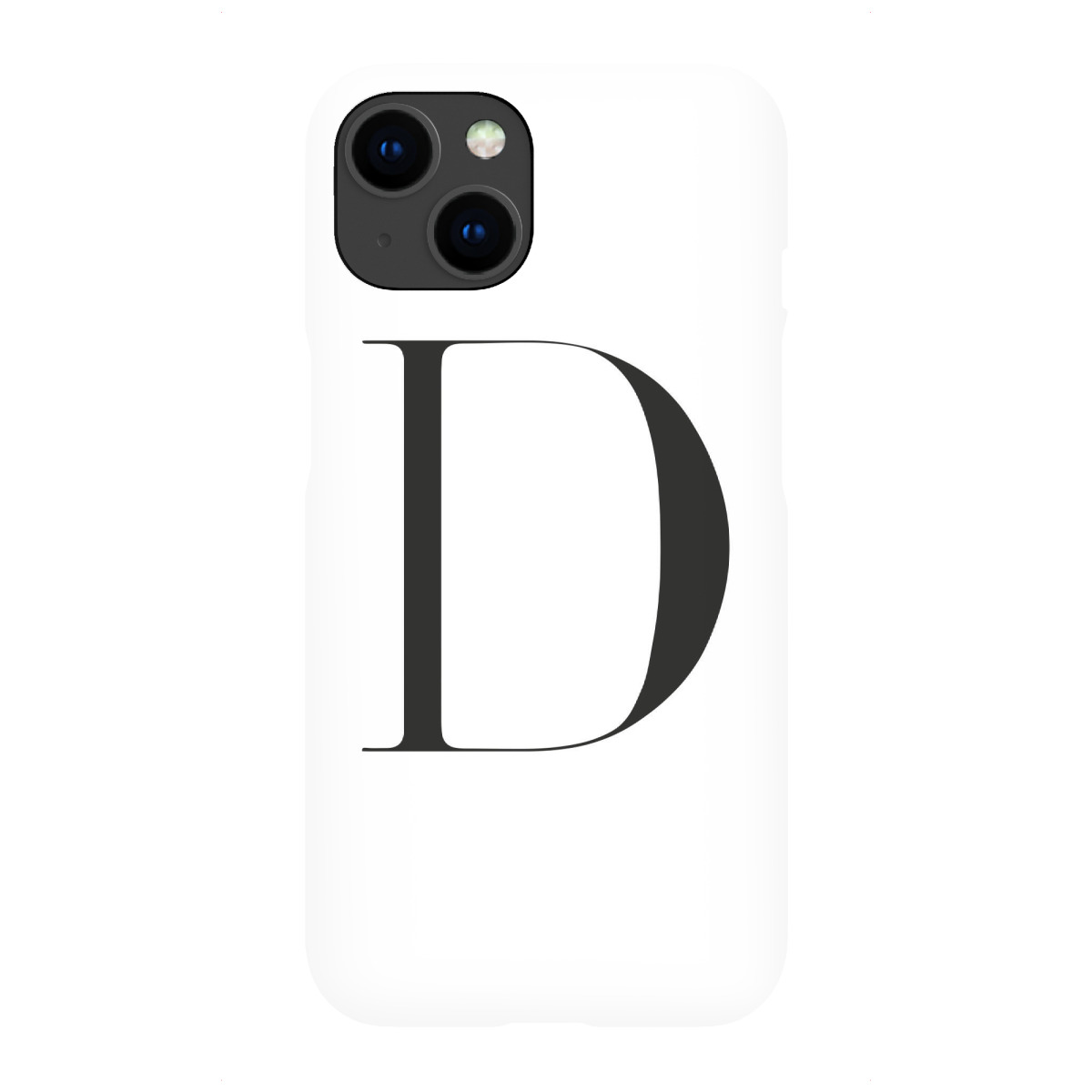 iPhone "Minimalistischer Buchstabe D" Premium-Case Handyhülle artboxONE