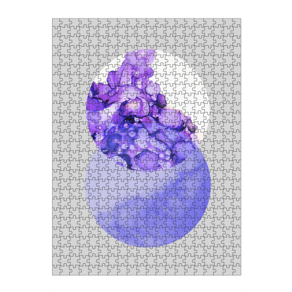 Puzzle Ravensburger "Merging" artboxONE - Abstrakt,Geometrie,Ultraviolet