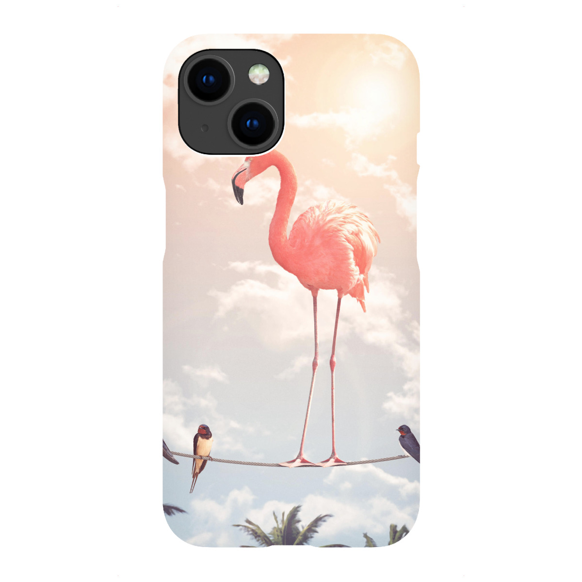 iPhone "Flamingo & Friends" Premium-Case Handyhülle artboxONE