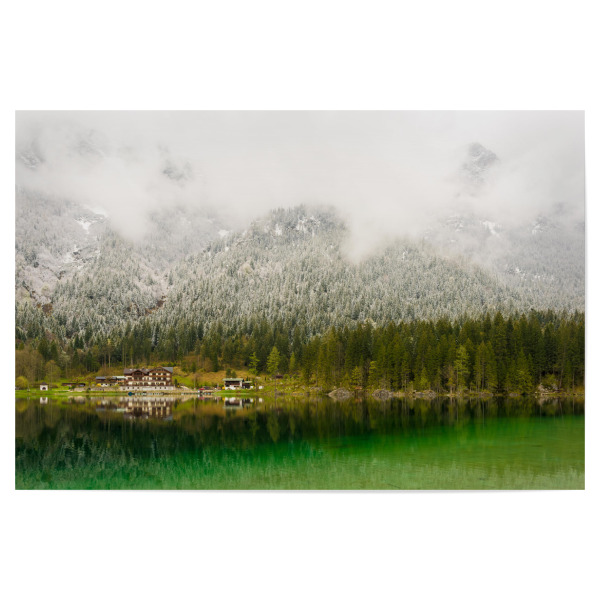 Poster 30x20 cm "Wintersee" artboxONE - Natur,Reise