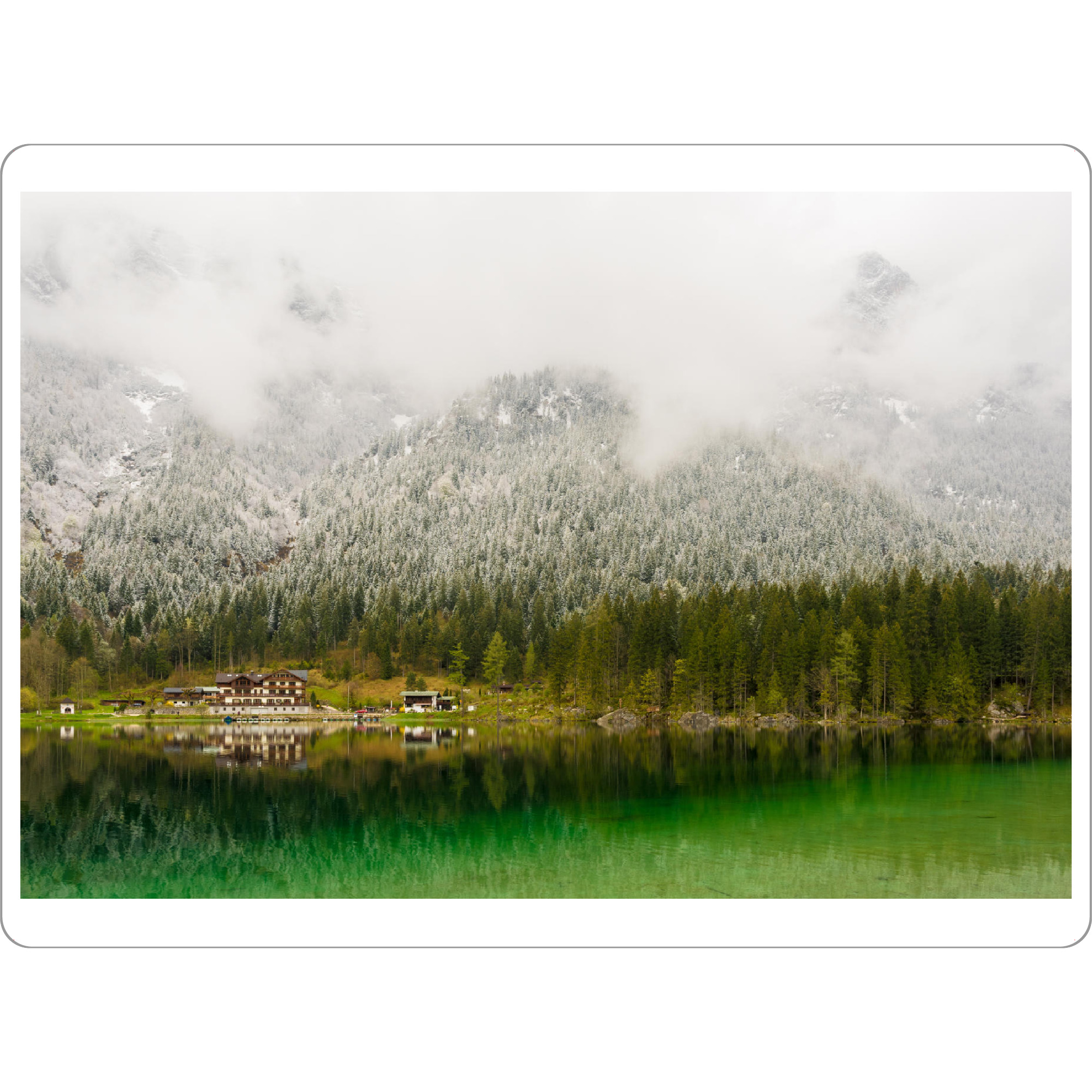 Tischset "Wintersee" artboxONE - Natur,Reise