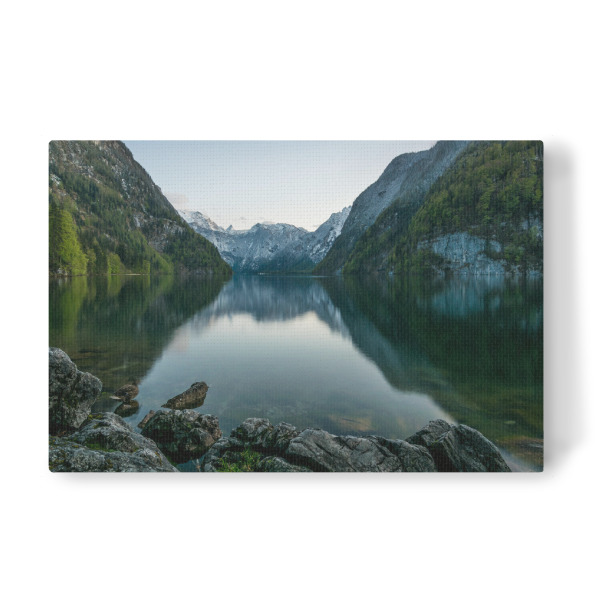 Leinwandbild "Abend am Königssee" artboxONE - Natur,Reise