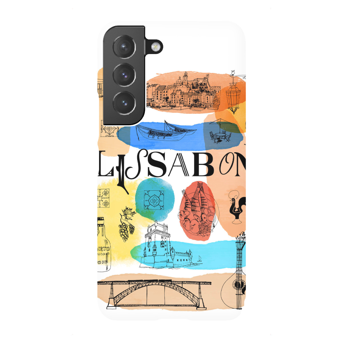 "Lisbon 3"für Samsung Galaxy - Premium-Case Handyhülle artboxONE