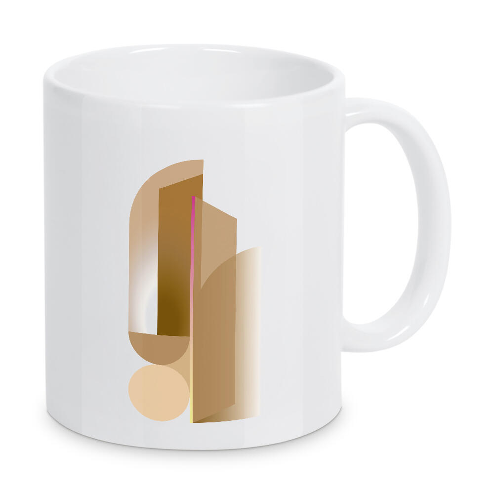 Tasse "Graphic cubes & circles" artboxONE - Abstrakt,Geometrie,Fiktion
