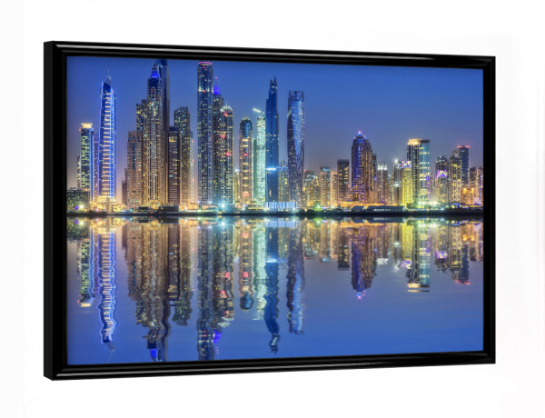 Poster mit schwarzem Rahmen "Dubai 06" artboxONE - Architektur,Städte / Dubai