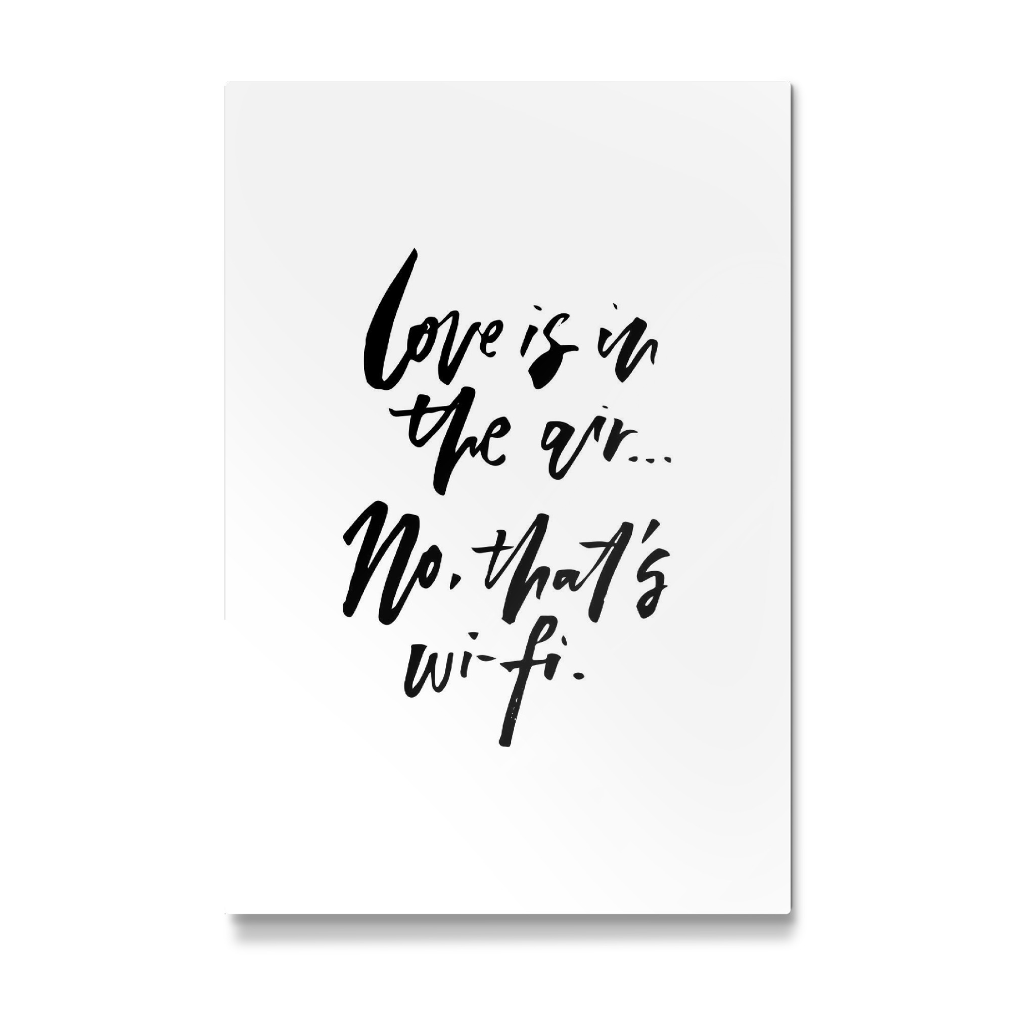 Galerie-Print "Love and Wi-fi" 75x50 cm artboxONE