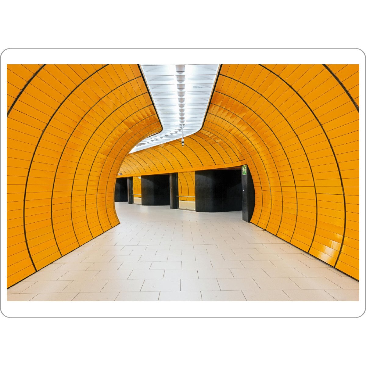 Tischset "Marienplatz U-Bahn in München 02" artboxONE - Städte / München,Architektur - München,Ubahn,Marienplatz,Munich,Subway - Bild münchen