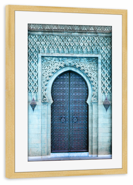 Poster mit Rahmen kiefer "Royal Entrance" artboxONE - Reise,Architektur,Reise / Asien,Reise / Länder