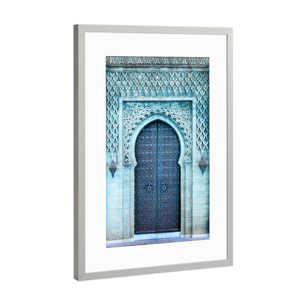 Poster mit Rahmen Silber "Royal Entrance" artboxONE - Reise,Architektur,Reise / Asien,Reise / Länder