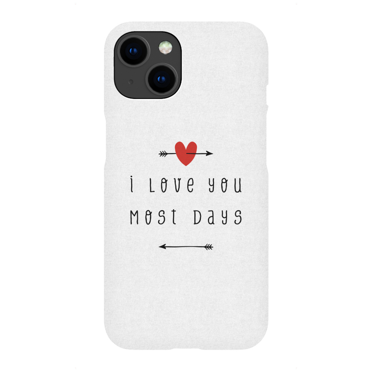 "I Love You Most Days"für iPhone - Premium-Case Handyhülle artboxONE