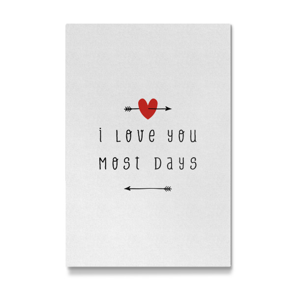 Galerie-Print "I Love You Most Days" 30x20 cm artboxONE