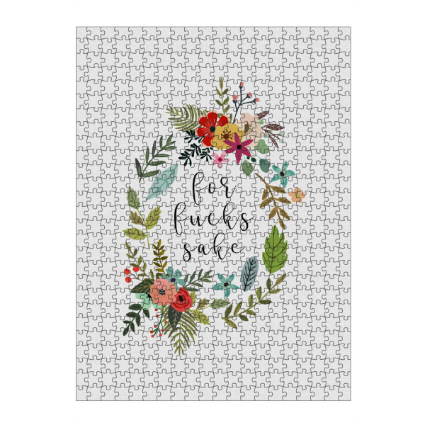 artboxONE Puzzle "For F**ks Sake" artboxONE - Typografie,Natur,Floral,Lustig