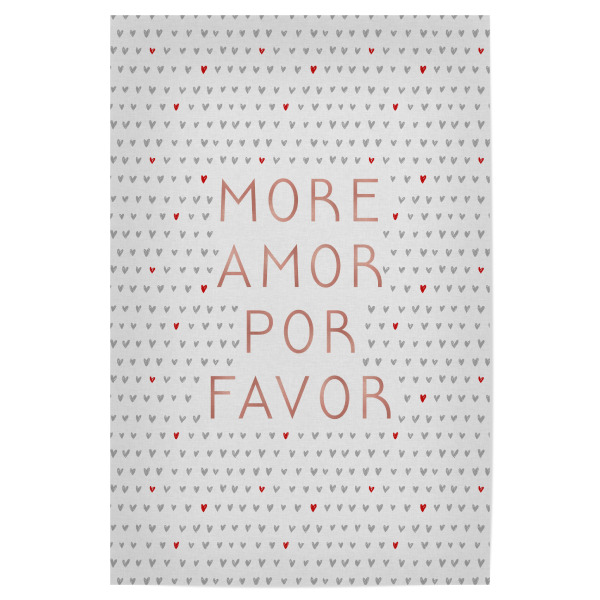 Poster "More Amor Rose Gold" artboxONE - Typografie,Liebe,Lustig