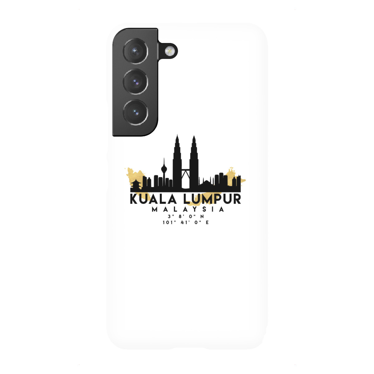 "KUALA LUMPUR MALAYSIA SKYLINE MAP"für Samsung Galaxy - Premium-Case Handyhülle artboxONE