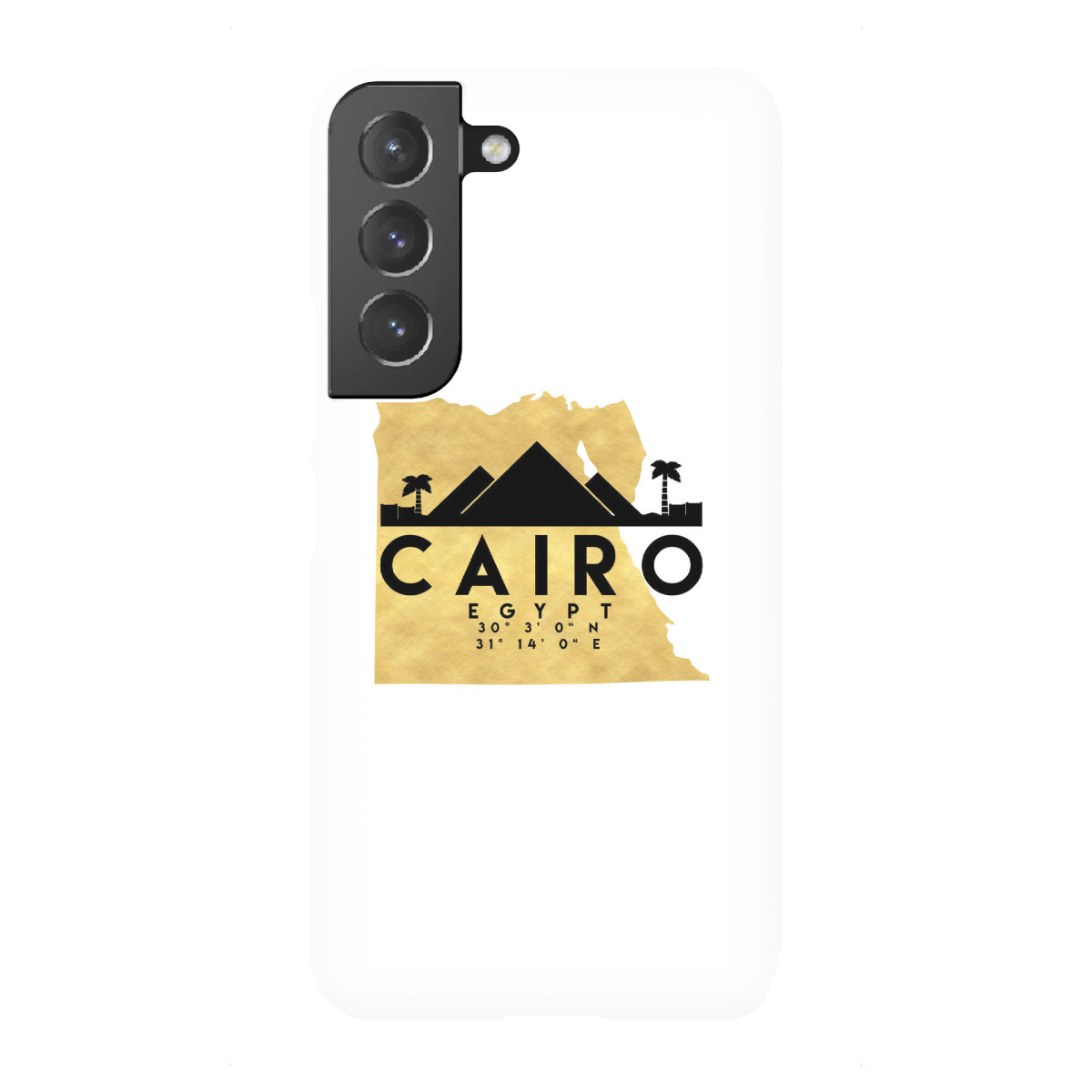 "CAIRO EGYPT SKYLINE MAP ART"für Samsung Galaxy - Premium-Case Handyhülle artboxONE
