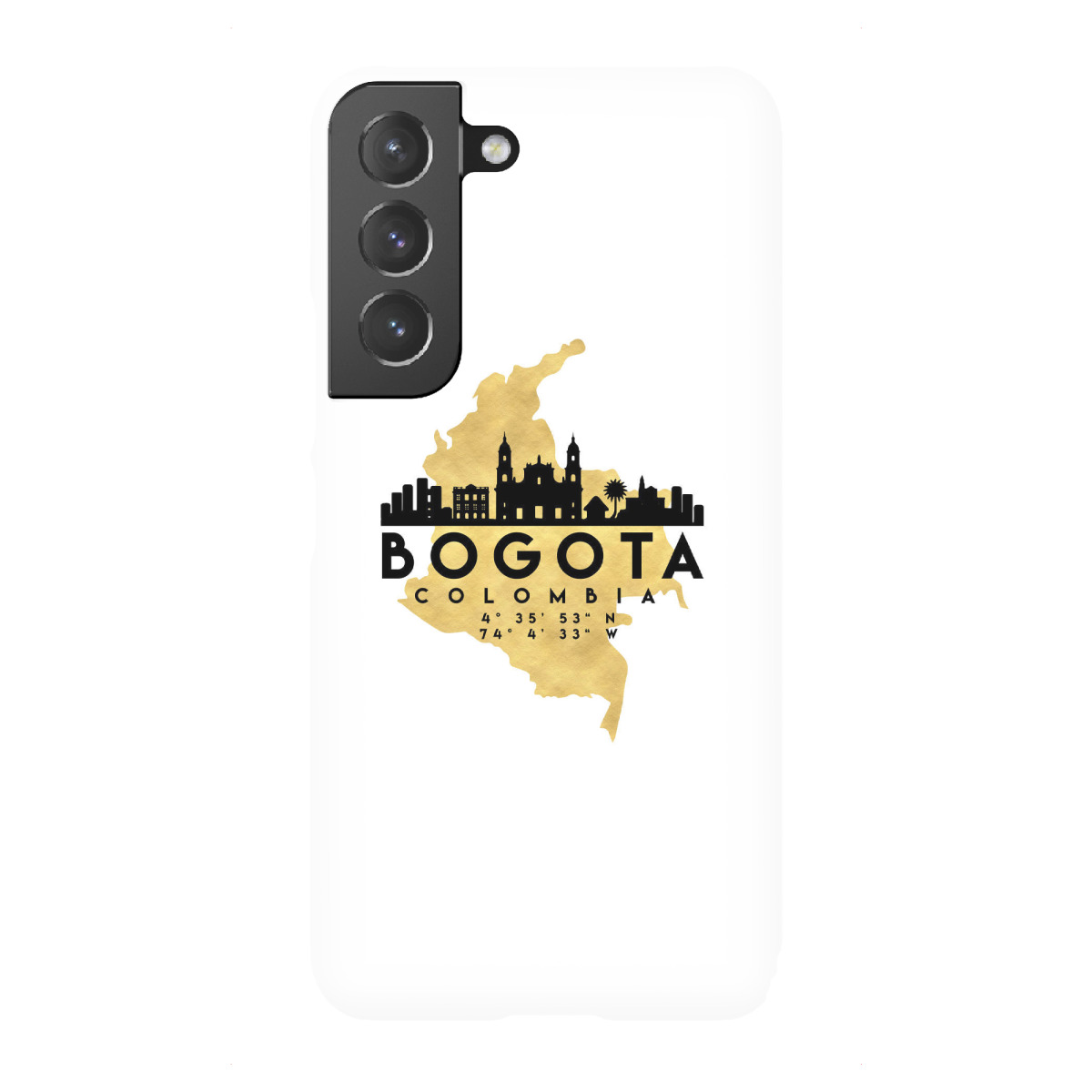 Samsung Galaxy "BOGOTA COLOMBIA SKYLINE MAP ART" Premium-Case Handyhülle artboxONE