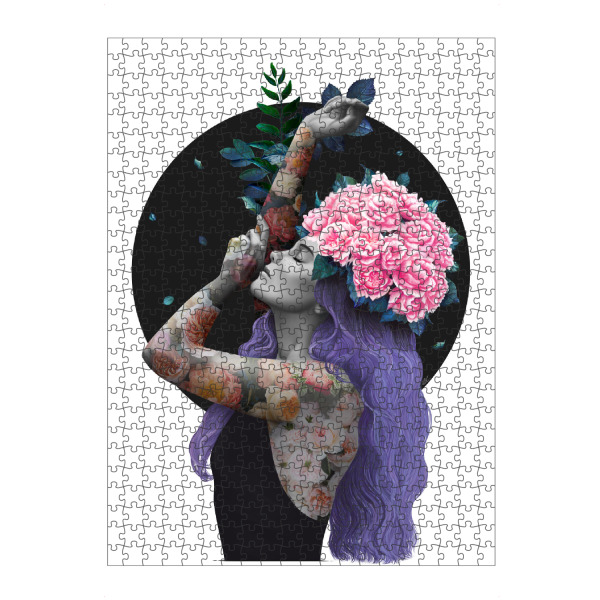 Puzzle Ravensburger "Just breathe 4" artboxONE - Floral,Menschen,Fashion,Ultraviolet