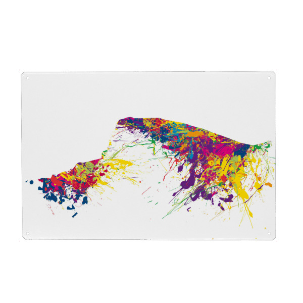 Metall Poster "Mount Titlis Engelberg" artboxONE - Natur,Reise,Abstrakt,Liebe - Berg,Gebirge,Alpen,Titlis,Engelberg,Schweiz,Gipfel,Abstrakt