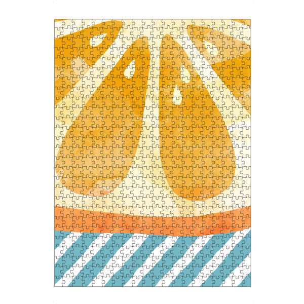 artboxONE Puzzle "Orange Abstract" artboxONE - Essen & Trinken,Abstrakt,Essen & Trinken / Obst & Gemüse