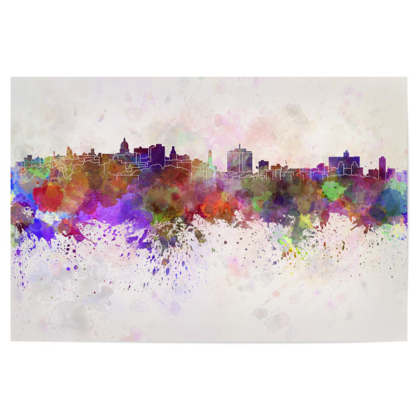 Poster "Havana skyline in watercolor" artboxONE - Städte,Reise,Abstrakt,Architektur