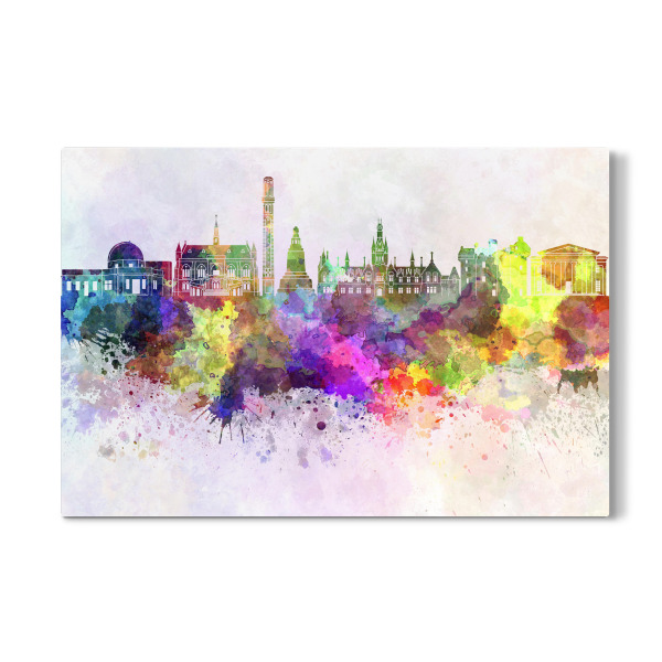 Galerie-Print "Dundee skyline in watercolor" 30x20 cm artboxONE