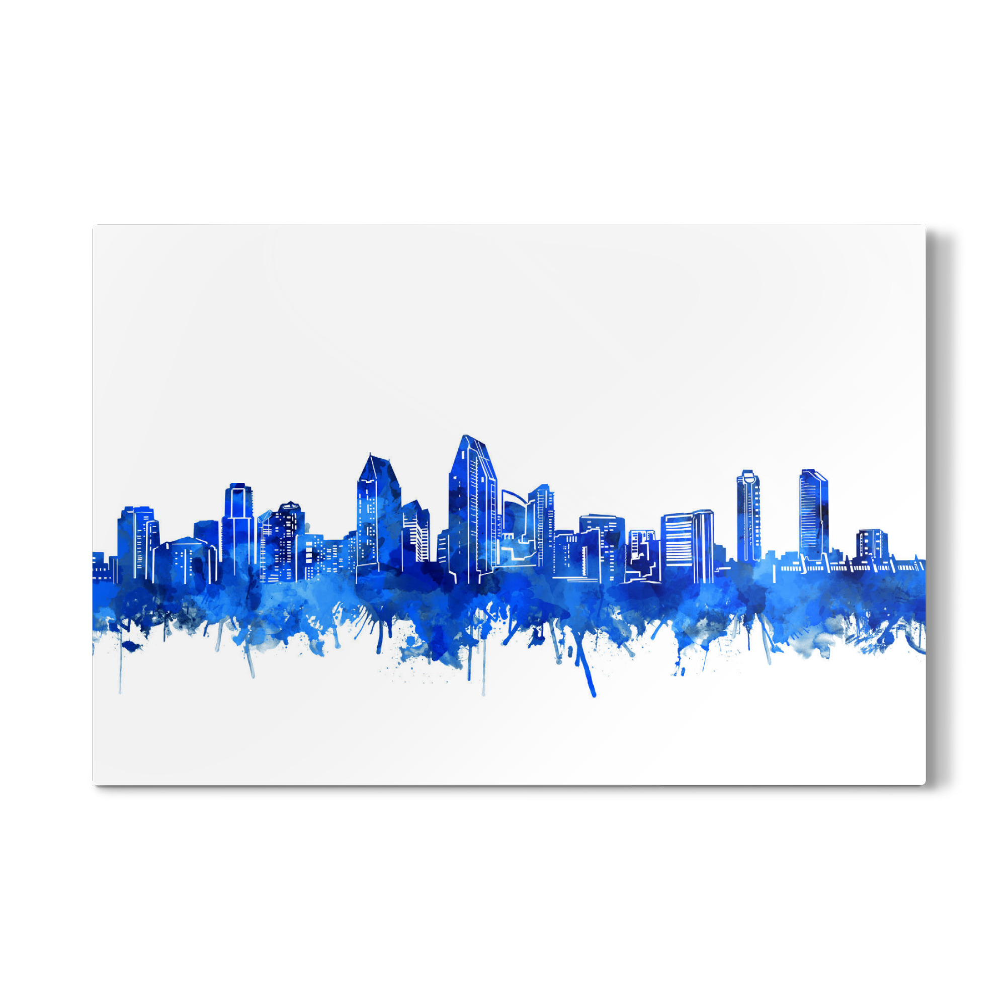 Galerie-Print "San diego city skyline blue" 30x20 cm artboxONE