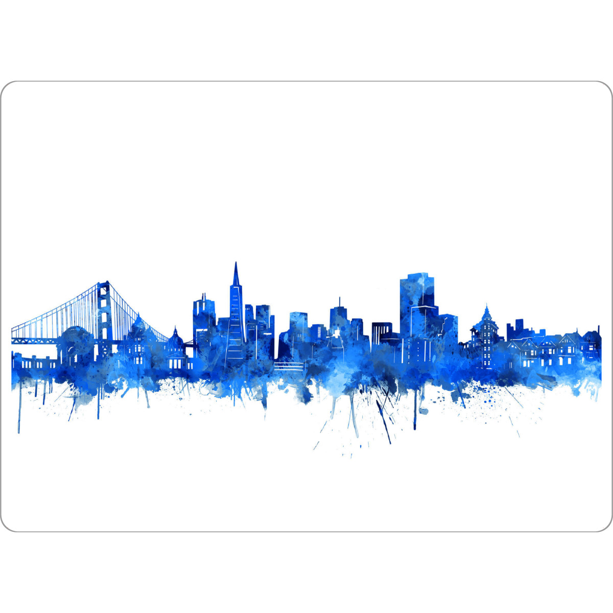Tischset "San francisco skyline bue" artboxONE - Städte,Reise,Städte / San Francisco