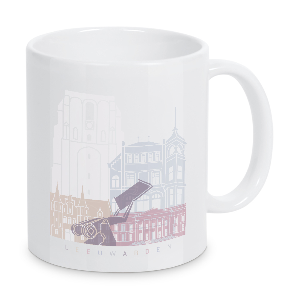 Tasse "Skyline von Leeuwarden" artboxONE - Städte,Architektur
