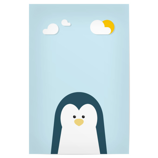 Poster "Pinguin Portrait" artboxONE - Für Kinder,Tiere
