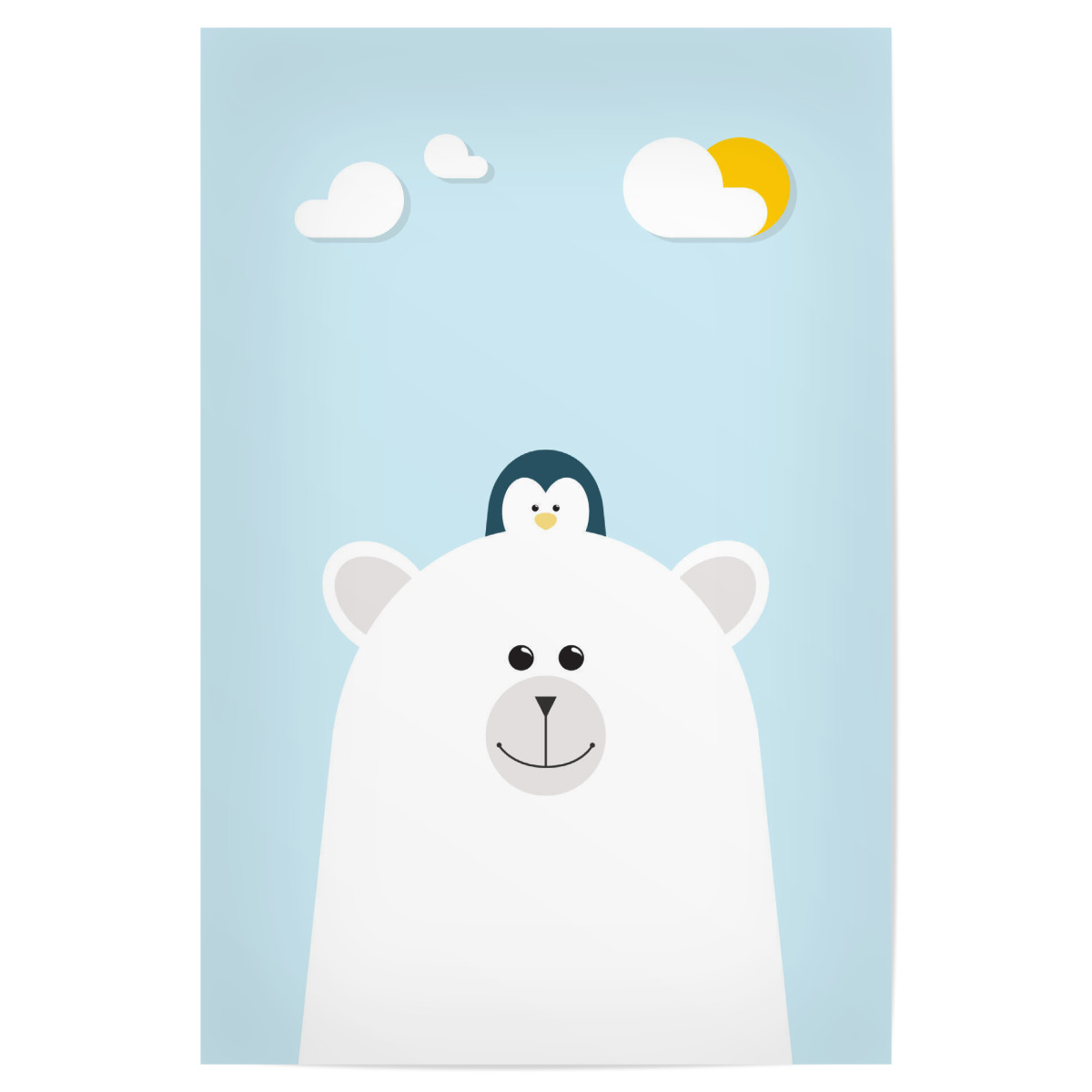 Eisbar Und Pinguin Als Poster Bei Artboxone Kaufen