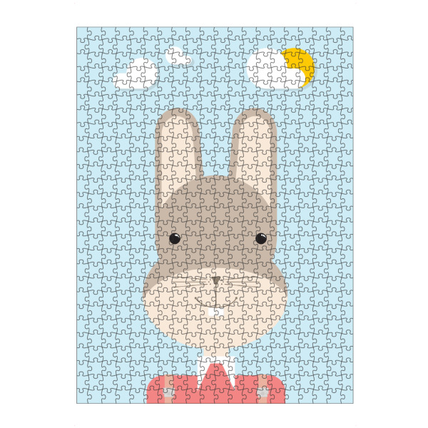 artboxONE Puzzle "Hase Portrait" artboxONE - Für Kinder,Tiere