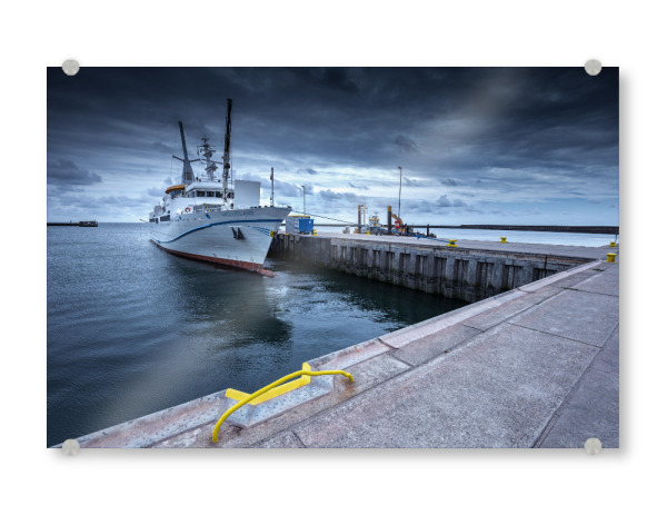 Acrylglasbild "MS Helgoland II" artboxONE - Natur,Reise / Strand und Meer