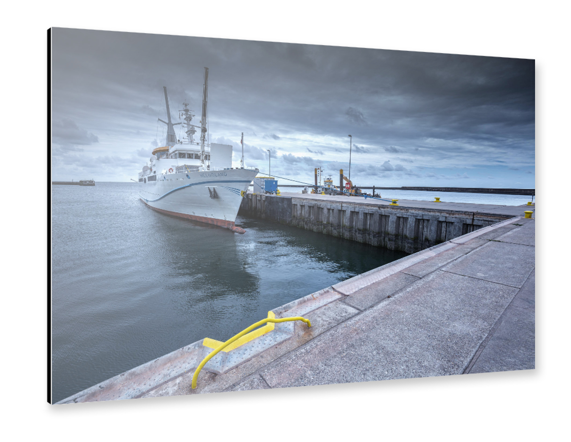 Alu-Dibond "MS Helgoland II" 75x50 cm artboxONE