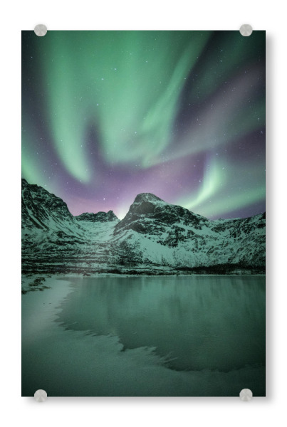 Acrylglasbild "Northern Lights" artboxONE - Natur,Reise