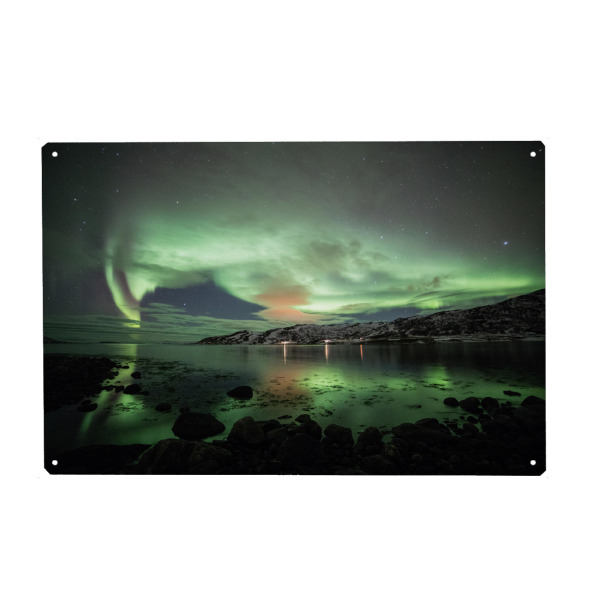 Holzbild "Northern Light" artboxONE - Natur,Reise