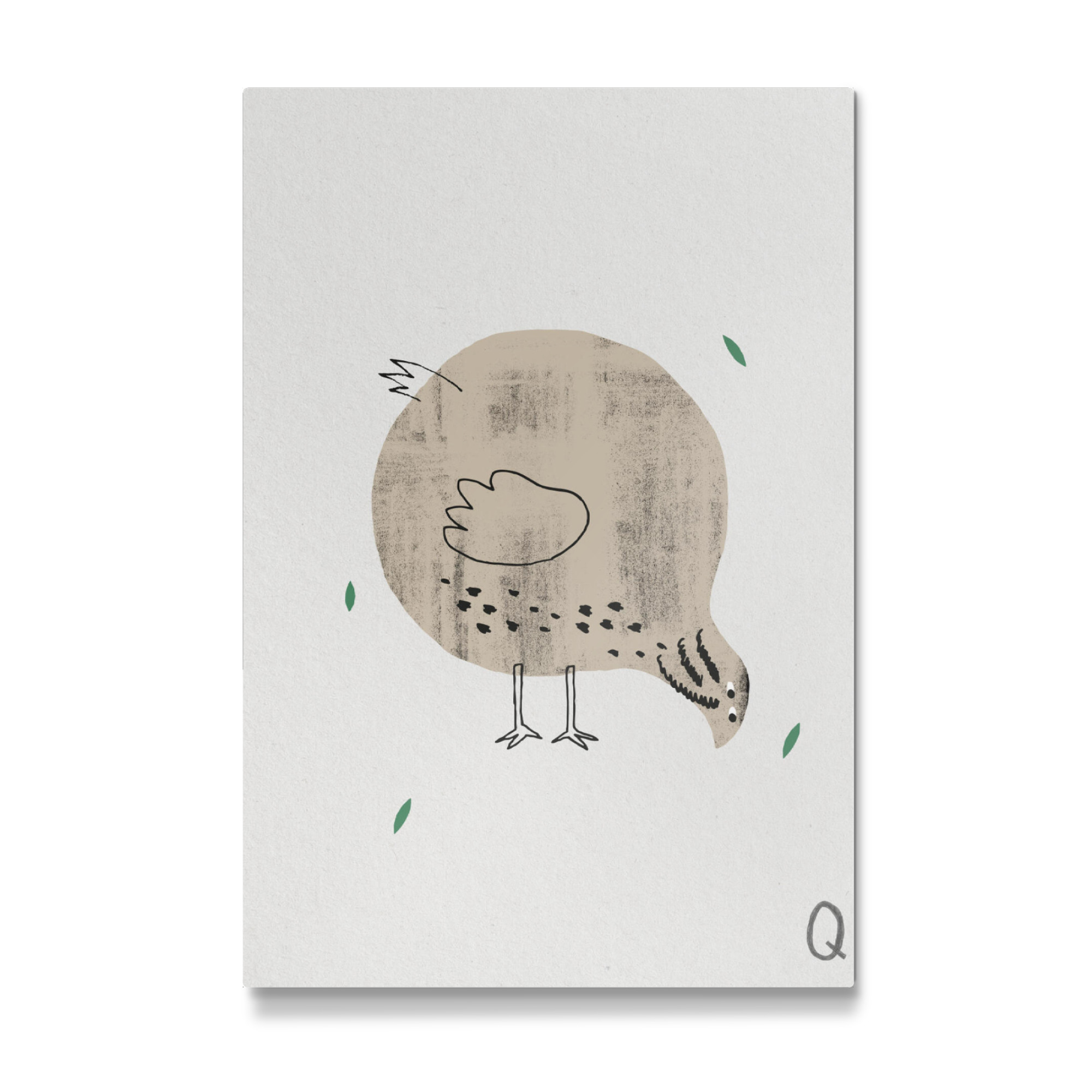 Galerie-Print "ABC Kids Q English" 75x50 cm artboxONE