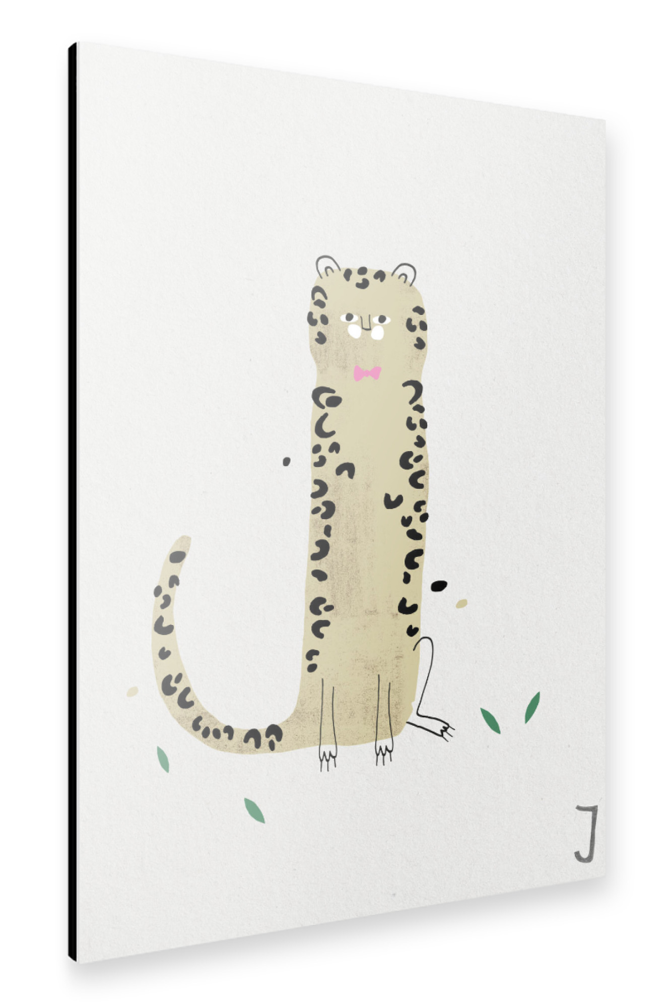 Alu-Dibond "ABC Kids J" 75x50 cm artboxONE
